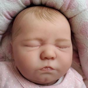 Artist painted reborn baby girl